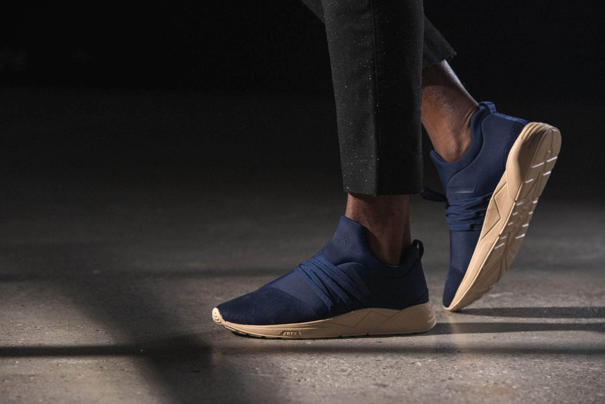 ARKK Collection Raven Nubuck S-E15 Navy Tan - Men Raven Navy